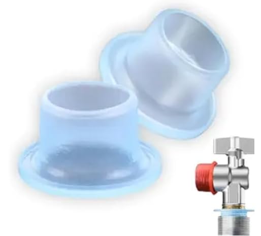 Silicone Non-Stick Gaskets for Faucets and Valves, 40 Pack, 4-Point and 6-Point Interface, Leak-Proof Sealing Rings