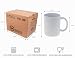 Imagen de INNSPIRO Tazas cerámica blanca 325ml