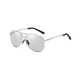 Gafas de lectura retro del aviador, lentes fotocrómicas transicionales y aspéricas, resina dura, índice de refracción 1.56. Por favor, haga clic en mi marca (Eyephd) para ver más productos en mi tienda.