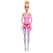 Barbie Ballerina Doll, Blonde Fashion Doll Wearing Purple Removable Tutu, Posed with Ballet Arms & “en Pointe” Toe Shoes, HRG34