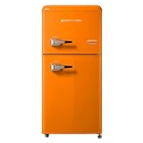 PYRAMIDEA Frigo Retrò 100 litri lordi Color Ocra MAMBO105O
