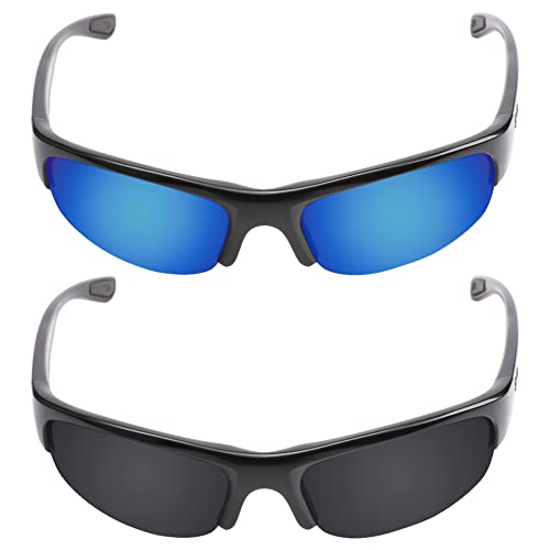 Image of Galvanic Replacement Lenses for Ray-Ban RB4173 62mm Sunglasses - Ice + Black Polarized - Combo Pack