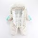 Baby Winter Schneeanzug Strampler Jungen Mädchen Kapuze Overall Kinder Fleece Mantel Kleinkind Reißverschluss Jumpsuit Winddicht Outwear Skianzug Weiß 12-18 Monate
