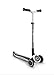 Globber Trottinette 3 Roues Master Pliable, Monopattino a 3 Ruote Pieghevole Unisex Bambini, White/Grey, Taglia Unica