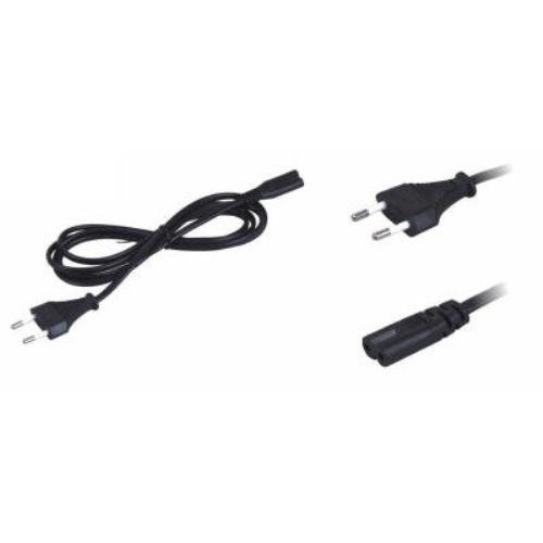 Neklan 2020149 - Cavo di Alimentazione bipolare, Colore: Nero