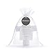 DEMDACO Tender Blessings 6 x 5 Inch Soft Polyester Cuddly Plush Huggable Comfort Cross, Classic White and Pink, Babys Baptism