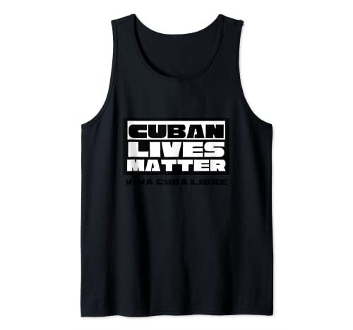 Viva Cuba Libre Cuba Vidas Cubanas Importan Camiseta sin Mangas