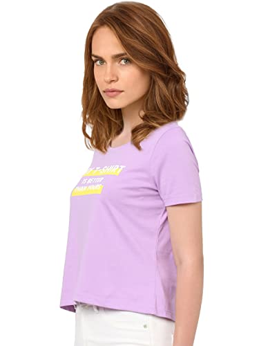 Image of VERO MODA Women's Cotton Regular Fit T-Shirt