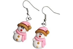 Frosty Snowman Earrings: Festive Winter Charm