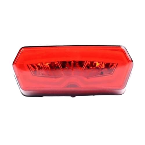 Feu arrière LED intégré pour moto clignotant rouge ambre CB CBR 650 F CTX700N MSX Grom 125