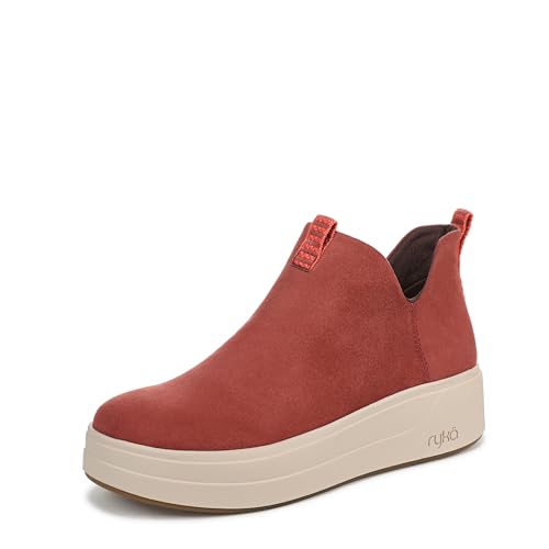 Ryka Women's Vivie Zip Short Boots Red Ochre 8 M