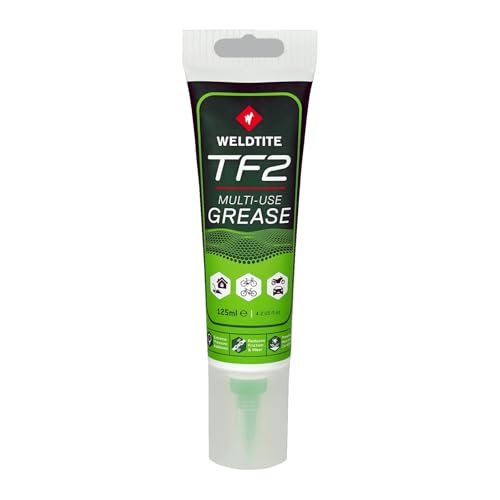 WELDTITE Multi-Use Bike Grease (125 ml) - Ideal for Headsets Bottom Brackets Hubs Pedals and Suspension Systems
