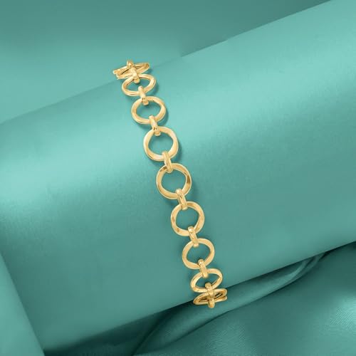Ross-Simons 14kt Yellow Gold Circle-Link Bracelet3