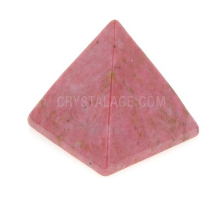 CrystalAge Rhodonite Pyramid - YRD2 - Mini
