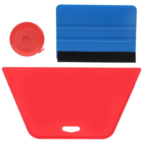 LOORGVEL Kit 9 Piezas Para Alisar Papel Tapiz y Película Para Ventanas Escobilla De Goma, Cortador Artesanal, Herramientas Para Instalación En Decoración y Tintado De Automóviles