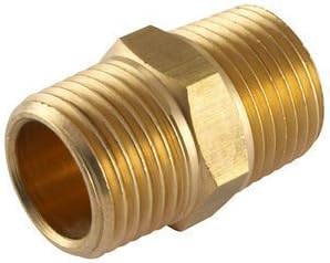3/8"NPT Male to 3/8"Bsp Male Adaptor Nipple for Air Water etc