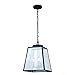VAXCEL Grant 3 Light Bronze Farmhouse Lantern Pendant Clear Glass