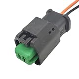 2P Motorlüfter Wassertemperatursensor Thermostatstecker 0090-175 1801175 Auto Sensorstecker