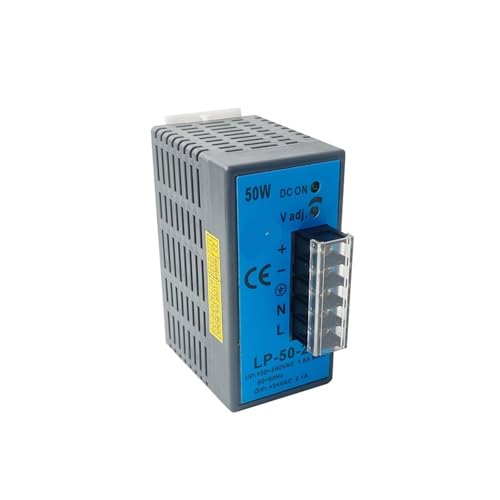 LP-50-24 Alimentation à découpage rail DIN avec affichage de tension