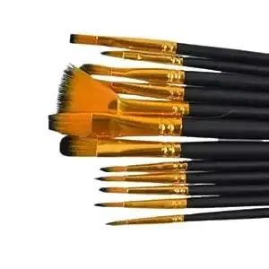 ECLET Art Brush Set for Artists, Painting Brushes Set of 12 Professional Round Pointed Tip Nylon Hair Artist Acrylic Paint Brush for Acrylic/Water Colour/Oil Painting Item 27