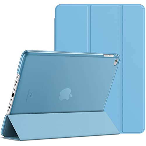 Image of JETech Case for iPad Air 2 (2nd Generation), Smart Cover Auto Wake /Sleep (Blue)