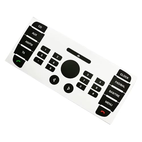 Autocollant pour bouton de vitre de voiture Mondeo 6000CD sticker panneau CD