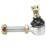 14mm Bolt Tie Rod End Ball Joiner, Steering Tie Rod Ball Joint with Sealed Bushing, Metal Tie Rod End for Quad Dirt Bike ATV Go Kart, Enhanced Control and Reduced Vibration