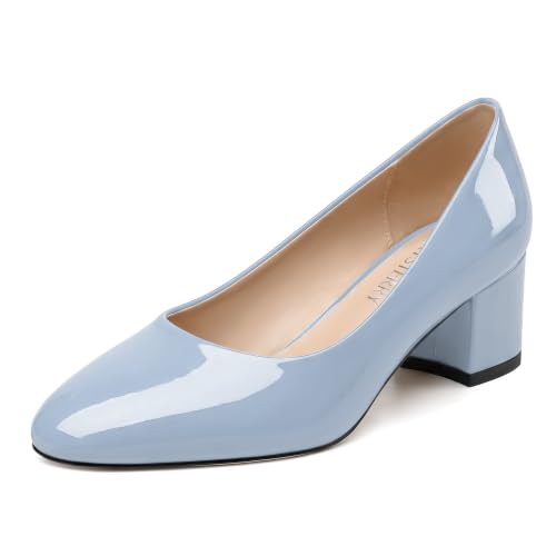 Image of SKYSTERRY Women's Low Heel Dress Pumps Shoes 2 Inch