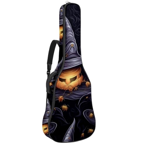 Sac pour guitare acoustique de 101,6 cm rembourré anti-choc et imperméable motif Halloween