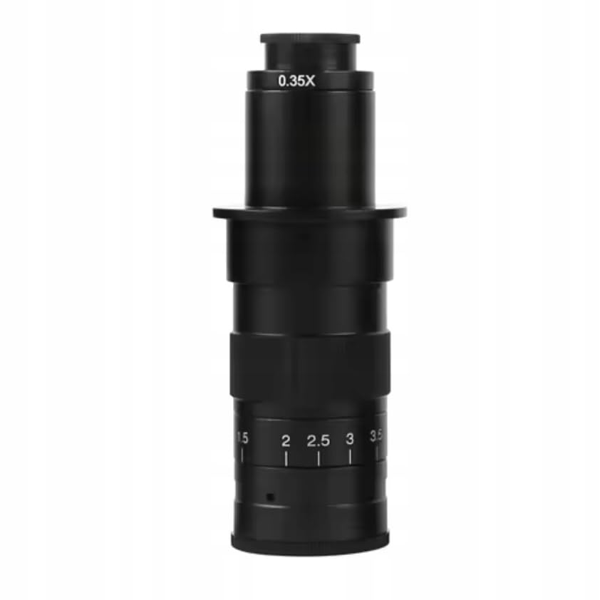 Rosfix ProZoom 0,35 x – 3,5 x mikroskop C-Mount, zoom optyczny, 90 – 180 mm, 120 x, pole 40 x 22 mm – 4 x 2,2 mm, kontrola elektroniczna, akcesoria do mikroskopu