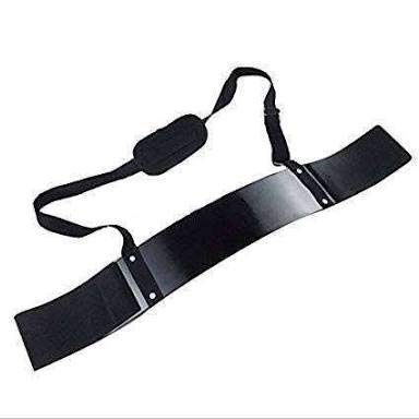 FITNACE Arm Blaster Curl for Bicep Body Building and Muscle Strength Gains, Heavy Duty, Padded Strap and Adjustable Isolate for Curling and Weightlifting, Well Balanced Support (Black)-image-13