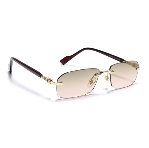Image of Voyage UV Protected Rimless Sunglasses for Men & Women