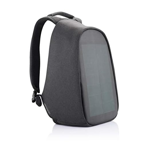 XD Design Bobby Tech Anti-Theft Backpack Wireless Solar Panel Charger USB/Type C
