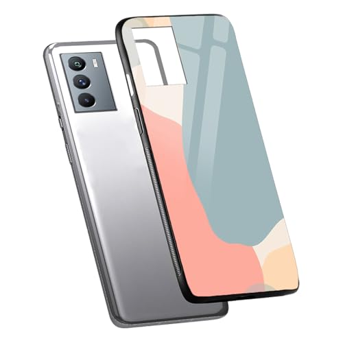 Image of COLORflow Back Cover Compatible with iQOO 9 SE 5G | Stone Marble | Shockproof TPU Bumper Cover with Camera Protection Back Cover Compatible with iQOO 9 SE 5G