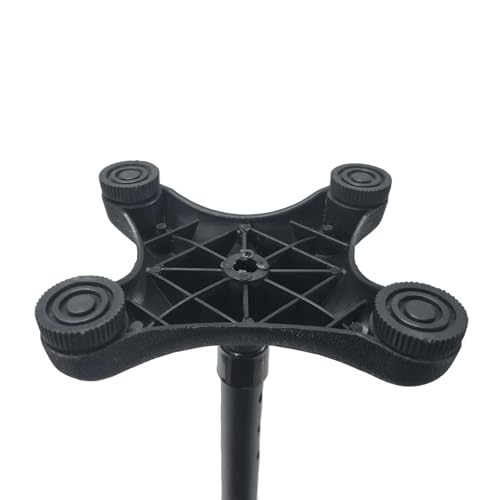Image of Sahyog Wellness Height Adjustable Walking Stick for Elderly & Physically Challenged with 4 Legs (Black)