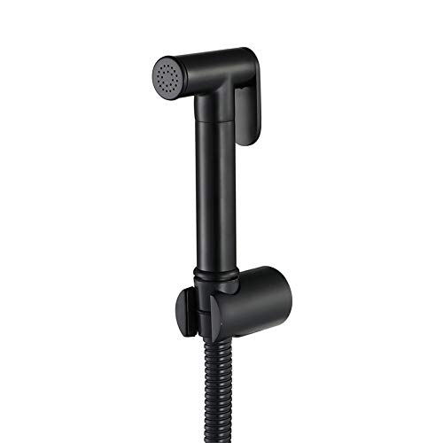 Tête de pulvérisateur de douche en laiton noir mat ToiletSprayer pour couche en tissu C(B)