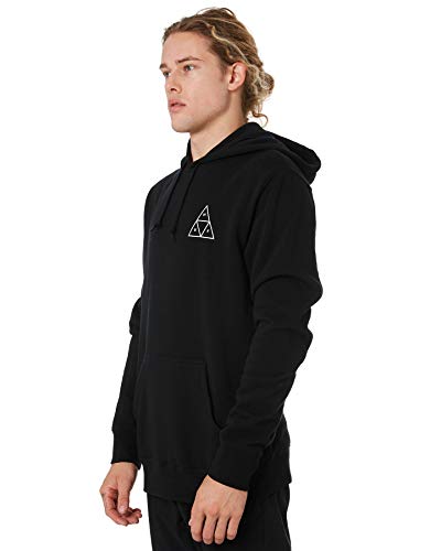 HUF Essentials Triple Triangle Men’s Sweatshirt - Cozy Cotton Poly Pullover Hoodie3