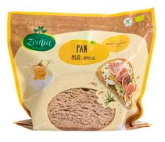 Pan de Mijo y Semillas Bio, 330 g, Sin Gluten, Ecológico. Pack de 2