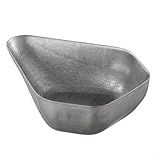 Schlankes Design Edelstahlgefäß für präzises Ausgießen verschiedener Zutaten (Silber)