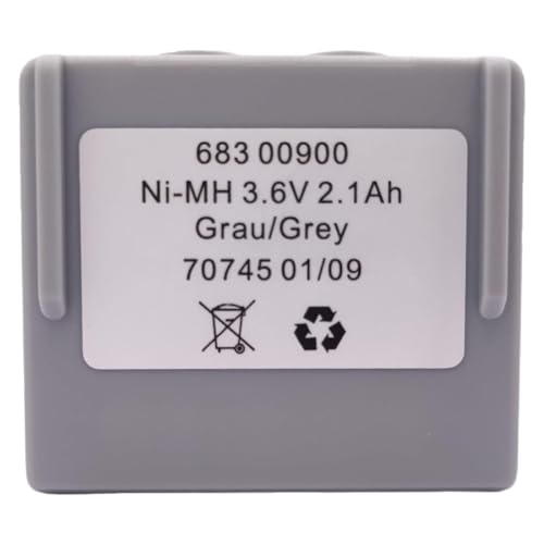 XCGonSa 68300900 3.6V 2100mAh Rechargeable Battery for Hetronic Remote Control Compatible with Hetronic 68300900, 68300940