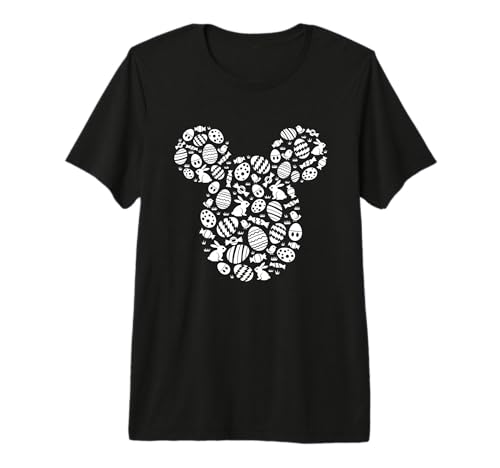 T-shirt Disney Mickey Easter blanc premium à motif de lapins pour Pâques