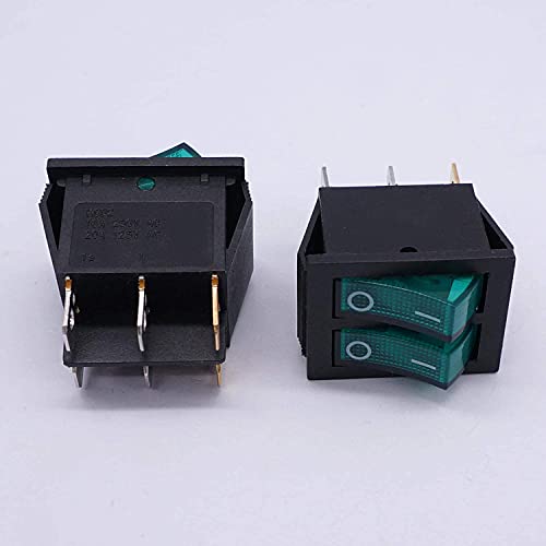 Interrupteur double position AC 250V 16A étanche pour outillage