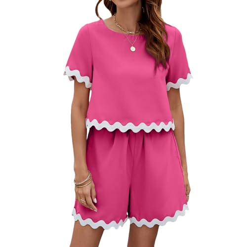 Pyjama respirant deux pièces pour femme souffrant de chaleur nocturne short en dentelle