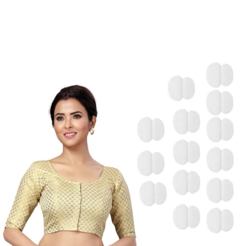 Image of Studio Shringaar Women's Zari Brocade Stitched Elbow Length Sleeves Saree Blouse