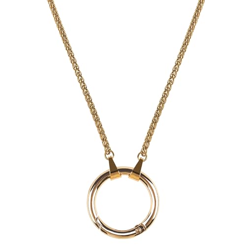 Guran Stainless Steel Loop Anti-Lost Chain for Sunglasses Eyeglass Necklace Holder Ring Holder