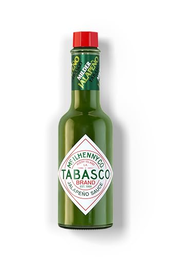 TABASCO® salsa al pepe verde TABASCO (150 ml) a base di peperoncini jalapeño verdi - la salsa leggermente piccante è la variante più delicata delle salse TABASCO