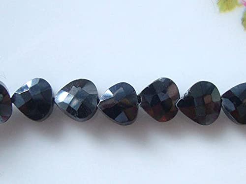 Black Spinel Tiny Heart Briolette LKBEADS de 5mm pour la création de bijoux artisanaux uniques