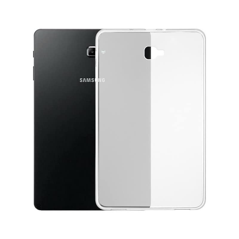 ELICA Liquid Crystal Clear TPU Shockproof Slim Back Cover Case for Samsung Galaxy Tab A 10.1-inch SM-T580, SM-T585