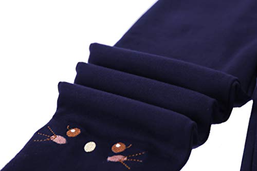 IRELIA Winter Girls Cotton Fleece Lined Leggings Pants Navy XXS - image 4