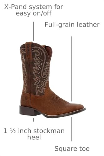 Durango® Men's Westward™ Western Boot, Bay Brown, Size 10(W) - image 3